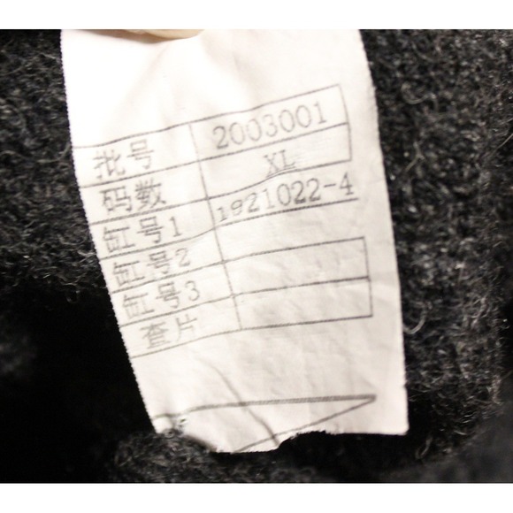 Pendleton Women's  XL Charcoal Gray 100% Shetland Wool Crewneck Sweater Heritage - Picture 4 of 6